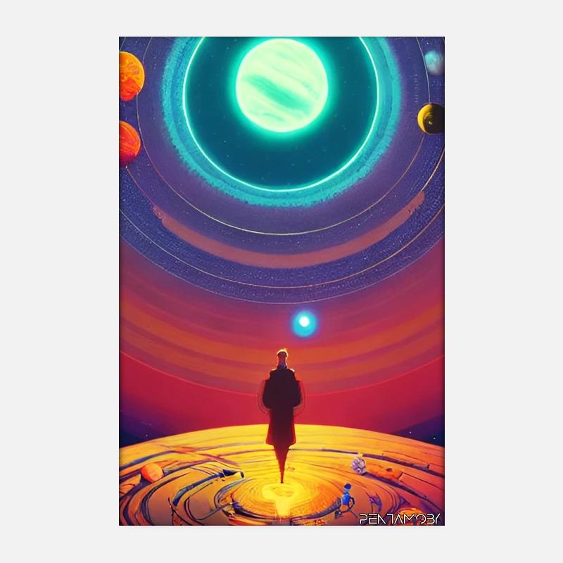 Galaxy Cosmos Universe Solar System Astronaute Poster 20 x 30 cm