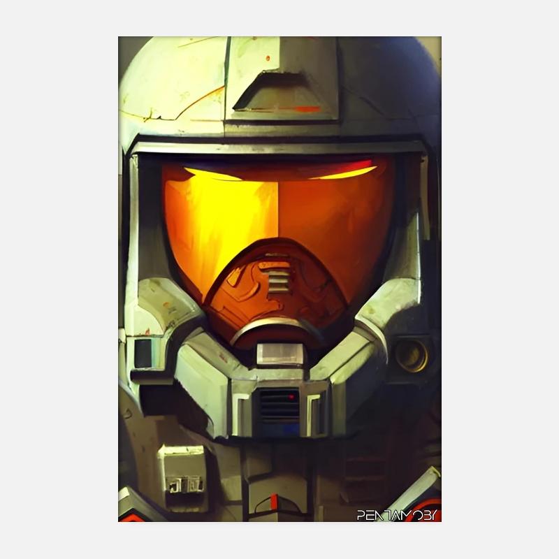 Kampfbot Robot Super Soldat Machine Guerrier Poster 20 x 30 cm