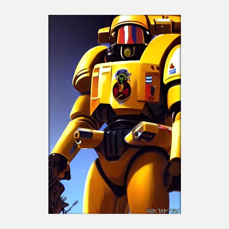 Kampfbot Robot Super Soldat Machine Guerrier Poster 20 x 30 cm
