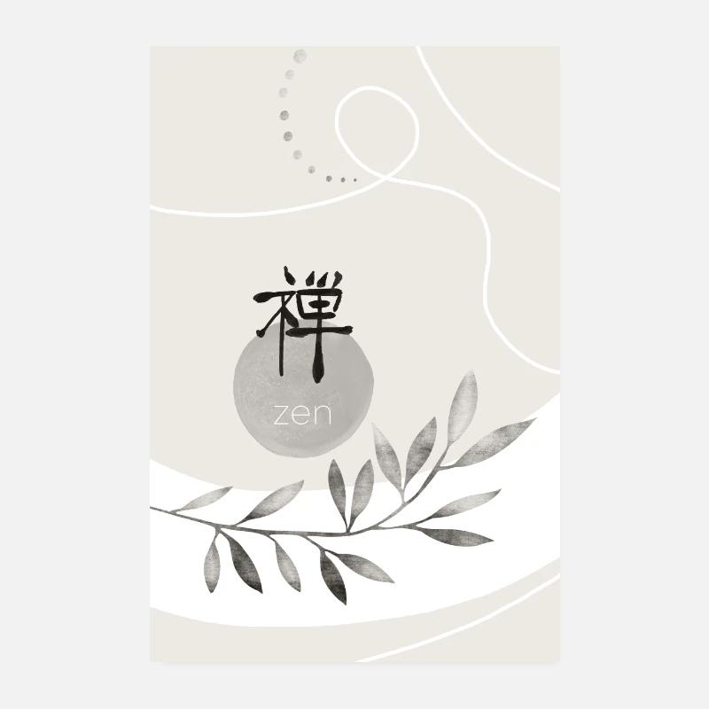 Zen - Japandi Style Poster 20 x 30 cm