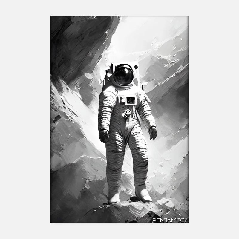 Technologie de science-fiction Astronaut Future Poster 20 x 30 cm
