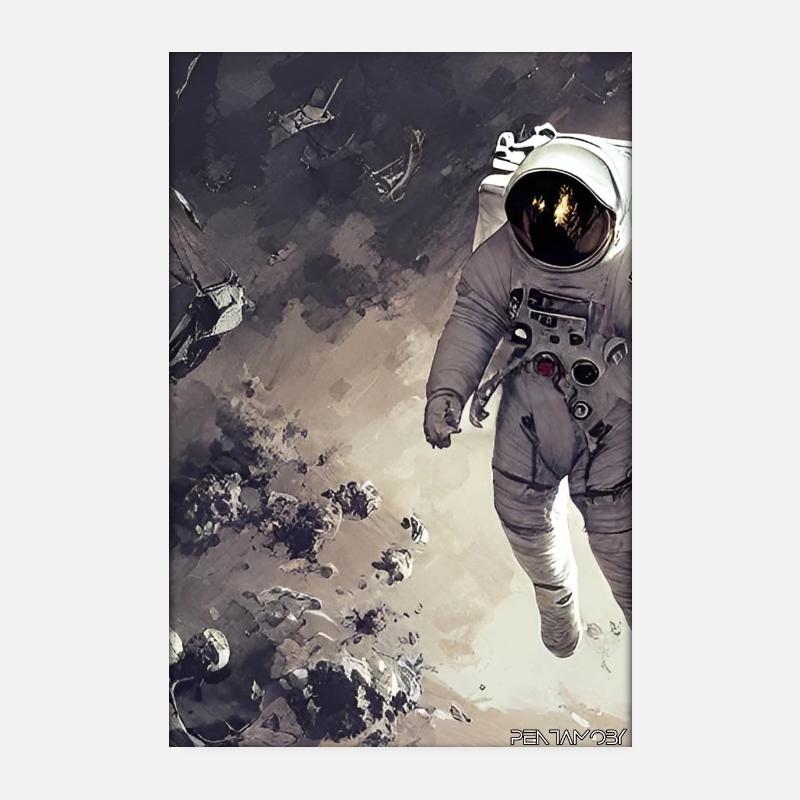 Technologie de science-fiction Astronaut Future Poster 20 x 30 cm