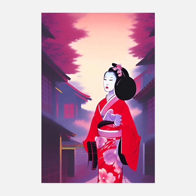 Geisha 5 Poster 20 x 30 cm