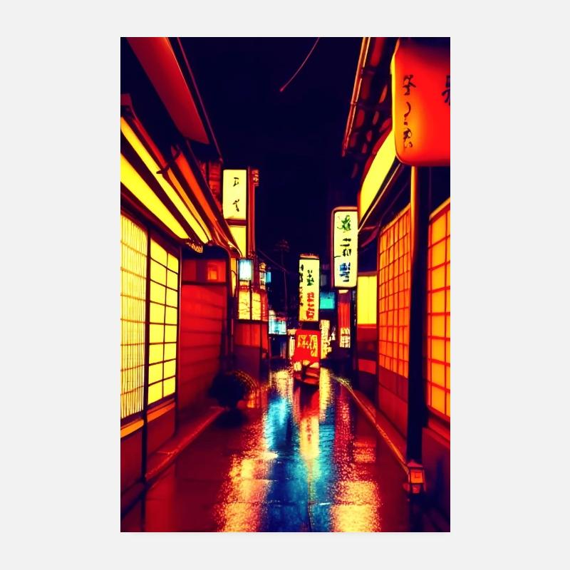 Rue 1 Poster 20 x 30 cm