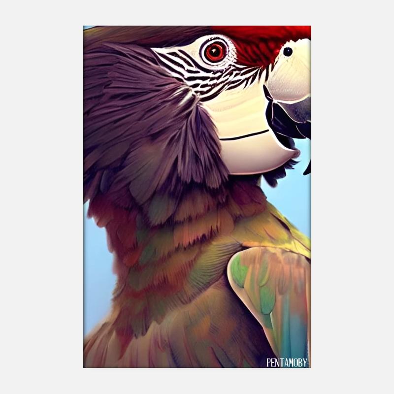 Papagei Papageien Vogel Vögel Ara Tier Wildtier Poster 20x30 cm
