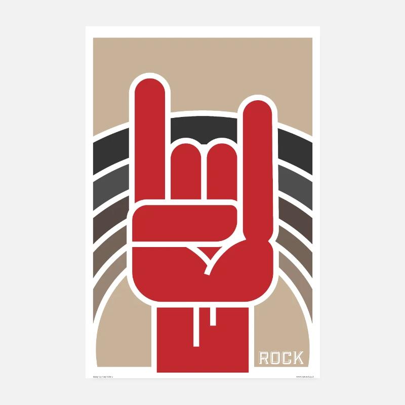Rock Poster Poster 8" x 12" (20x30 cm)