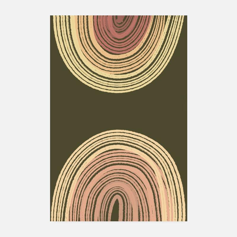 Abstraktes Bild Poster 20x30 cm