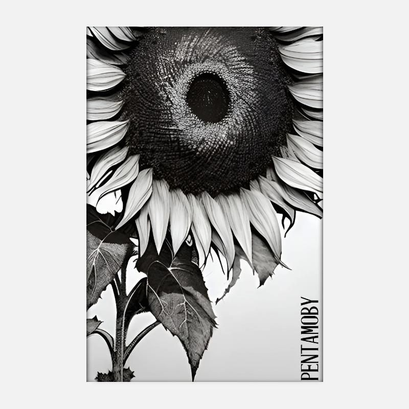 Astéracées de tournesol Fleur Printemps Prairie Verte Poster 20 x 30 cm