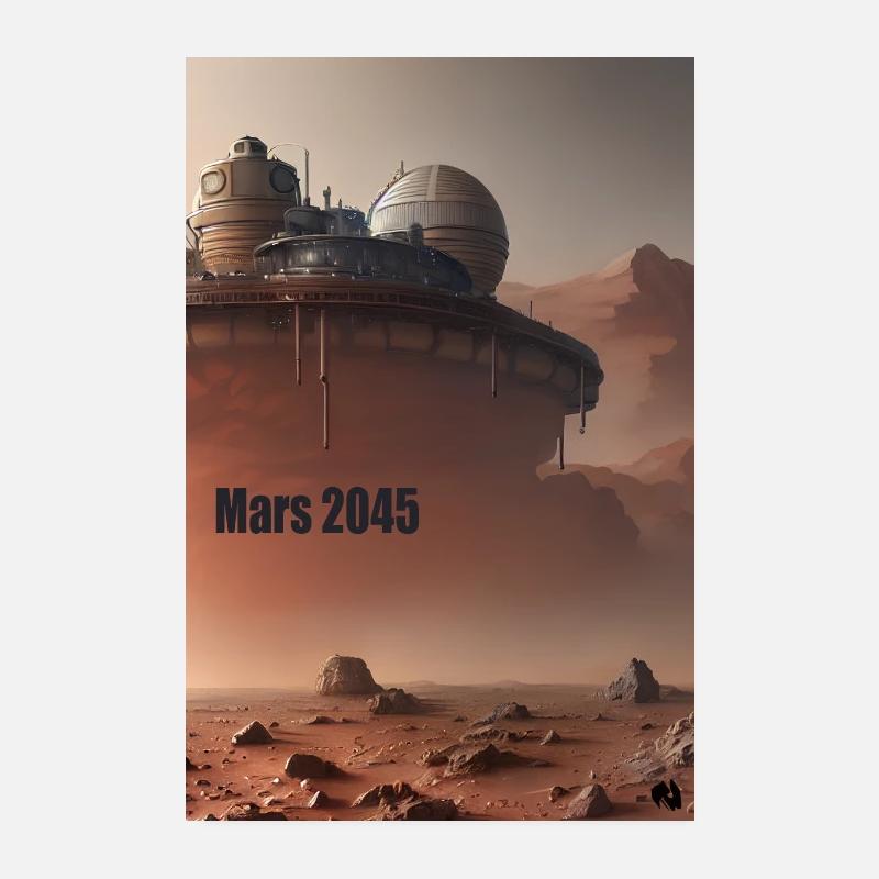 Poster SF Mars Poster 20x30 cm