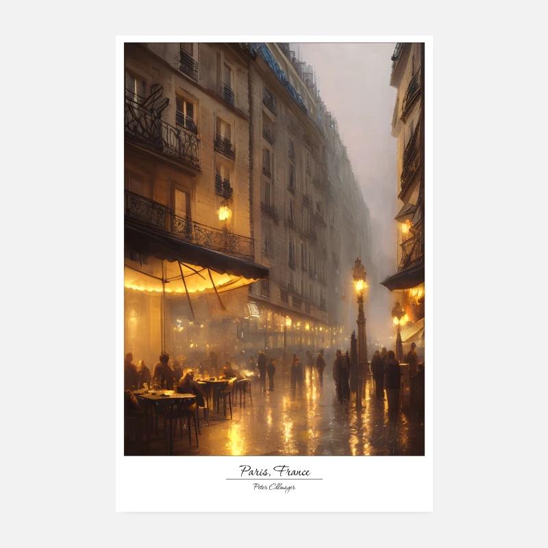 Paris Poster 20x30 cm
