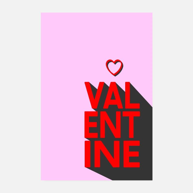 Affiche Valentine Heart Poster 20 x 30 cm