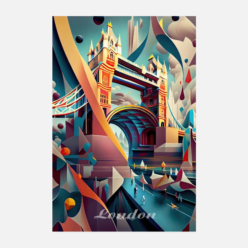 L’Arche - LONDRES - Tower Bridge3 Poster 20 x 30 cm