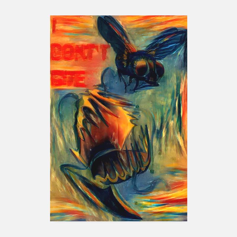 Le cri du piège à mouches de Vénus Poster 20 x 30 cm