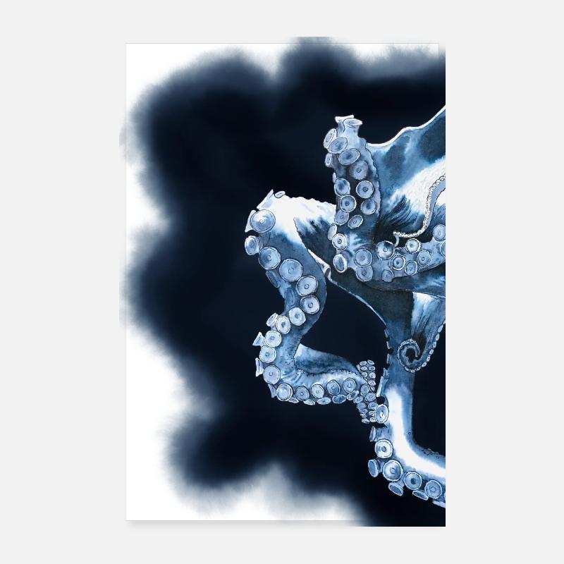 Octopus Tentacle Octopus Tentacle Octopus Poster 8" x 12" (20x30 cm)