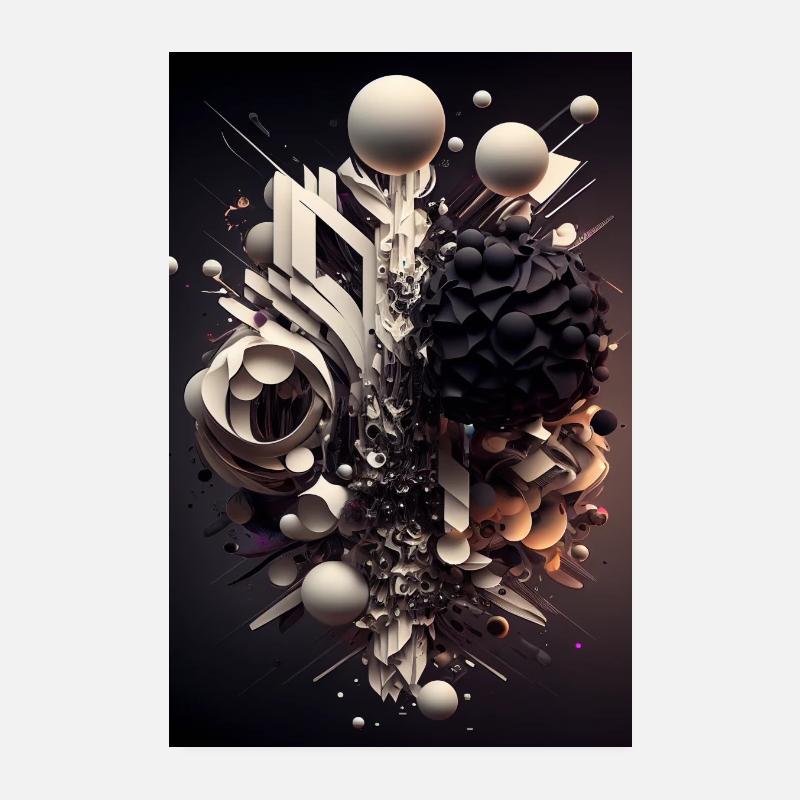 Modern Art | AI generated Poster 8" x 12" (20x30 cm)