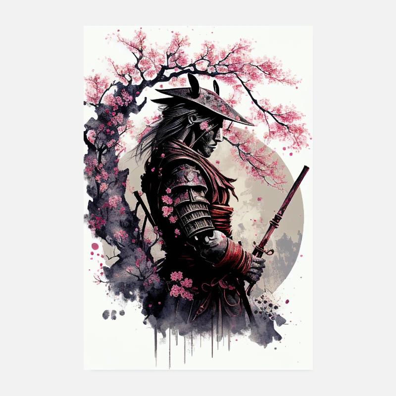 Samurai Poster 20x30 cm