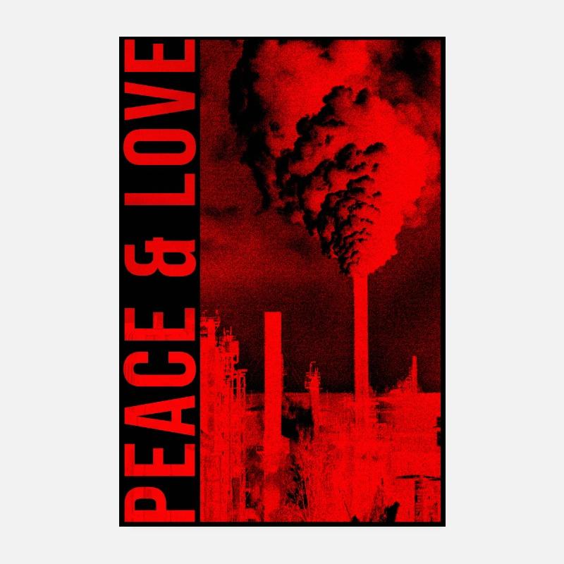 Love, Peace and Apocalypse - Poster Poster 8" x 12" (20x30 cm)