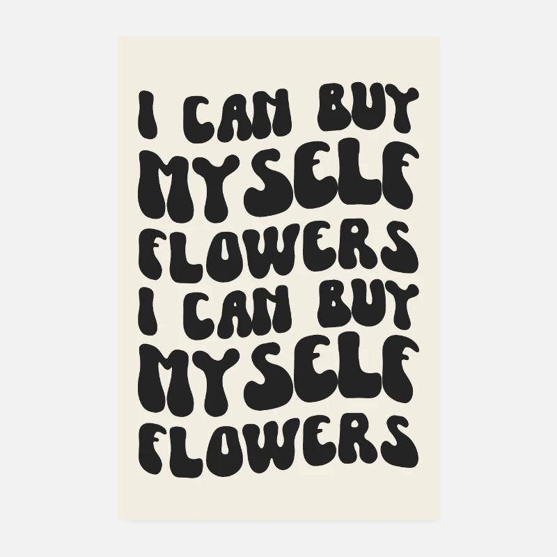 Kwiaty Plakat Decor Prezent Plakat o wymiarach 20x30 cm