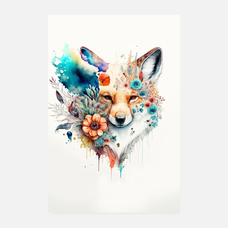 Fuchs Poster 20x30 cm
