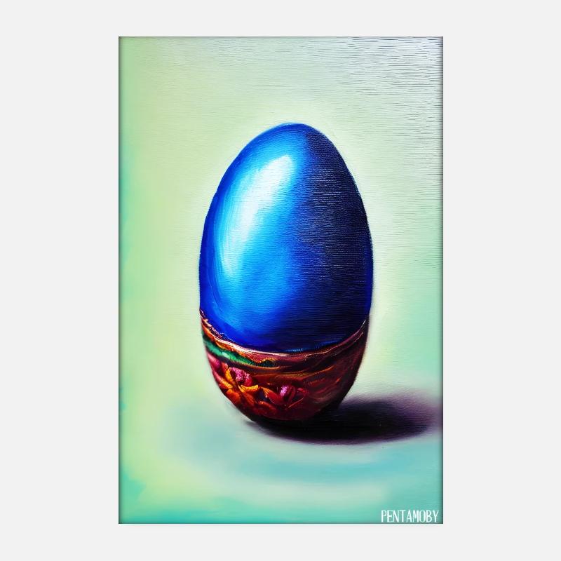 Osterei Ostern Osterfest Bunte Eier Feiertag Poster 20x30 cm