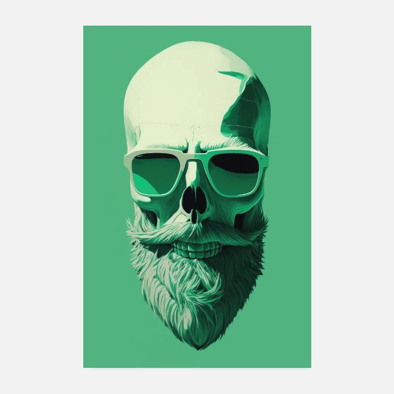 Crâne cool Poster 20 x 30 cm
