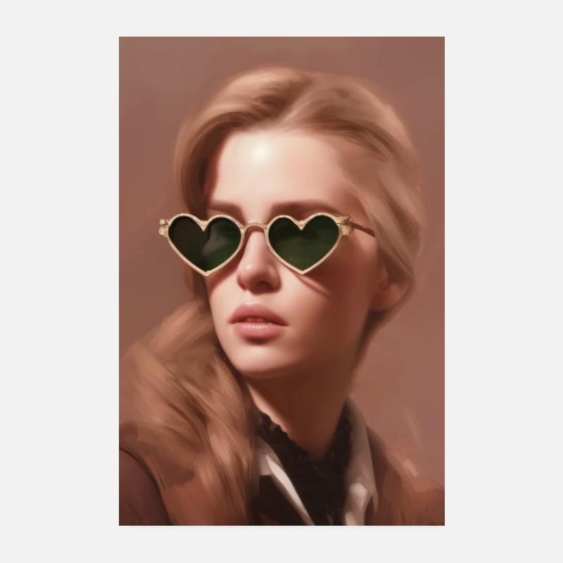 2 cœurs - Saint-Valentin Poster 20 x 30 cm