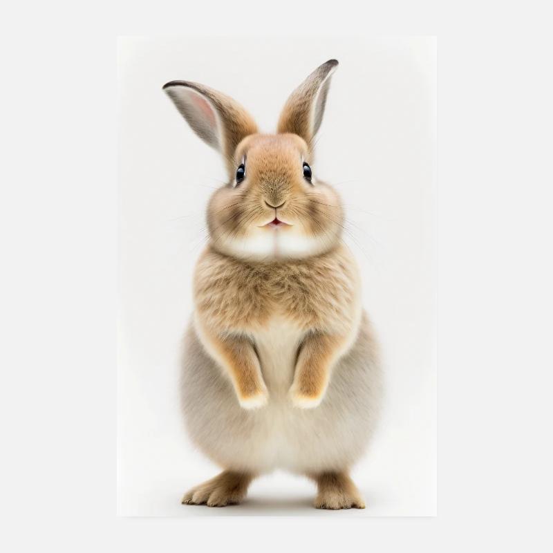Cute Rabbit Easter Easter Pet Poster 8" x 12" (20x30 cm)
