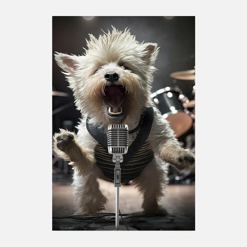 Rock ’n’ Roll Poster 20x30 cm