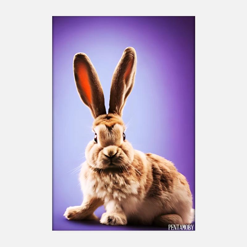 Lapin de Pâques lapin Pâques Vacances de Pâques Poster 20 x 30 cm