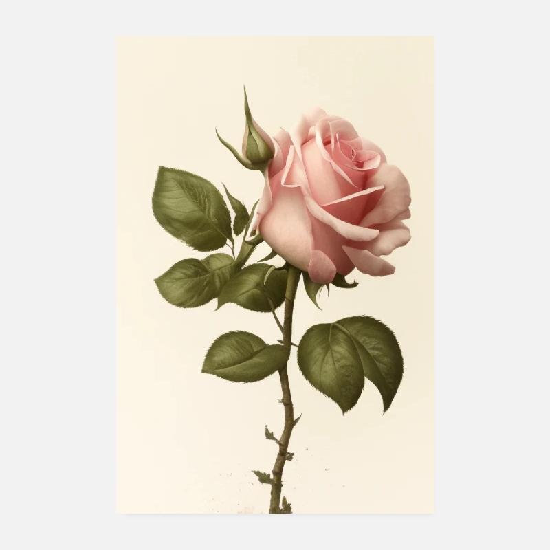 Rose Poster 20x30 cm