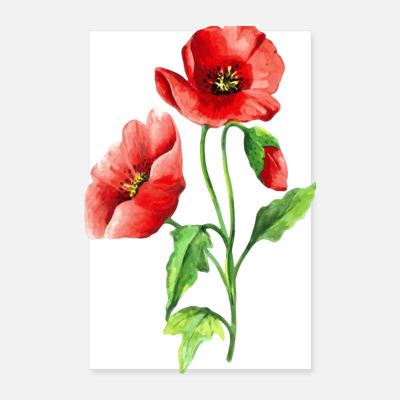 Blumen Poster 20x30 cm
