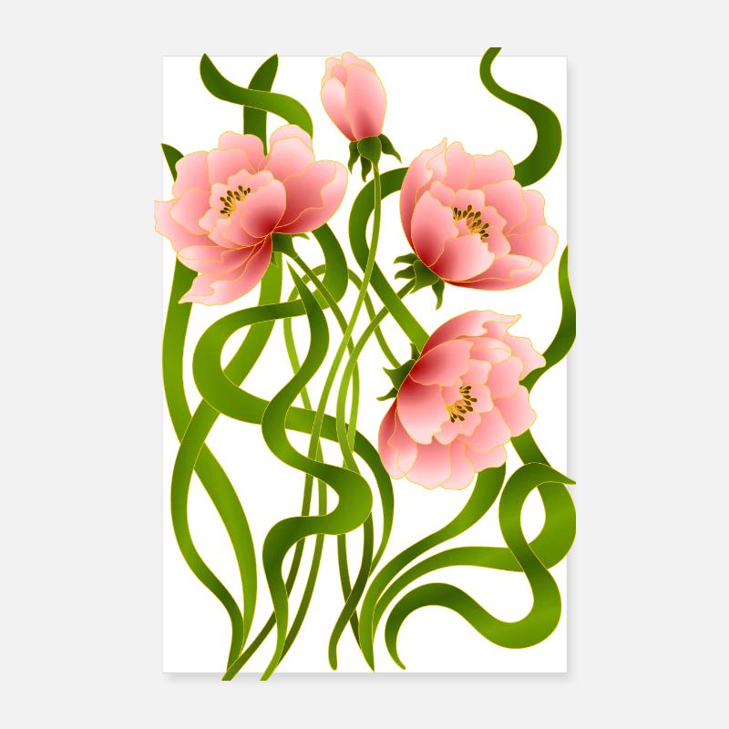 Blumen Poster 20x30 cm