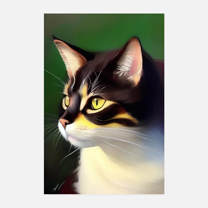 Katzen Bild Poster 20x30 cm
