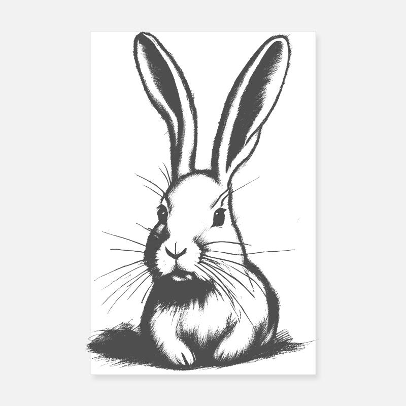 lapin de Pâques dunke Poster 20 x 30 cm