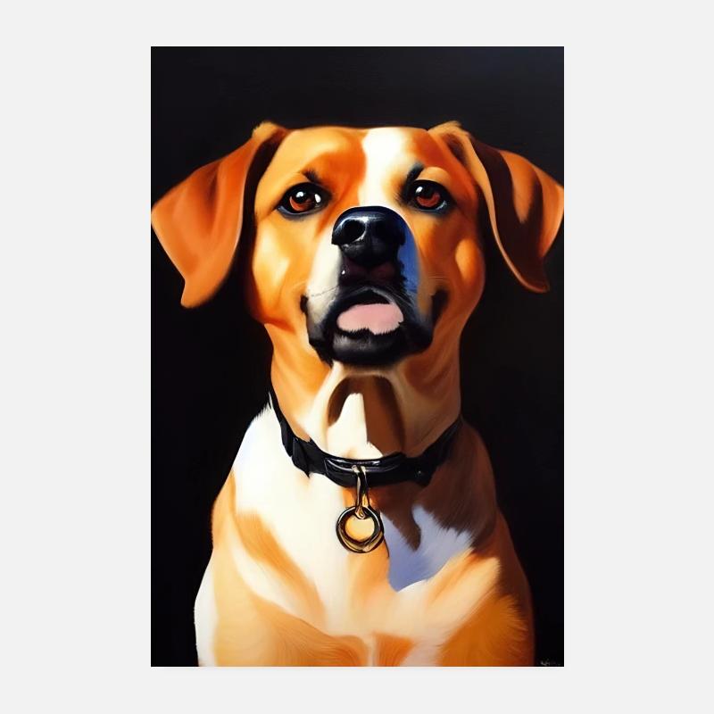 Dog Picture Poster 8" x 12" (20x30 cm)