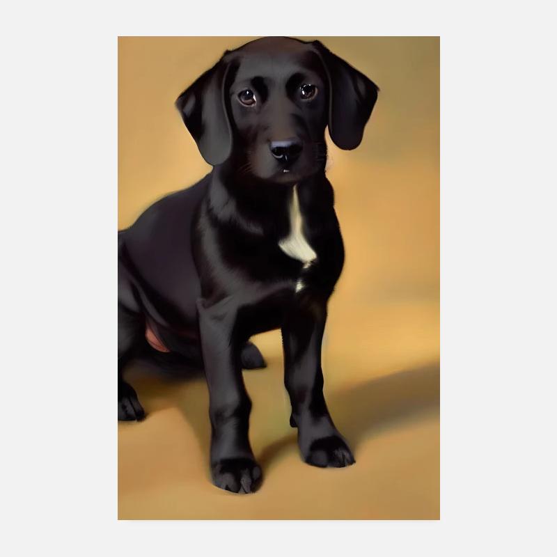 Hunde Bild Poster 20x30 cm