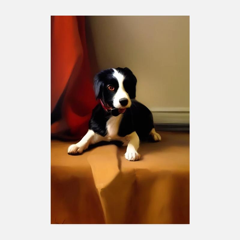 Hunde Bild Poster 20x30 cm