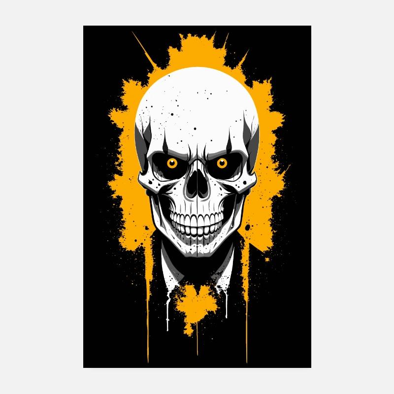 Skull Poster 8" x 12" (20x30 cm)