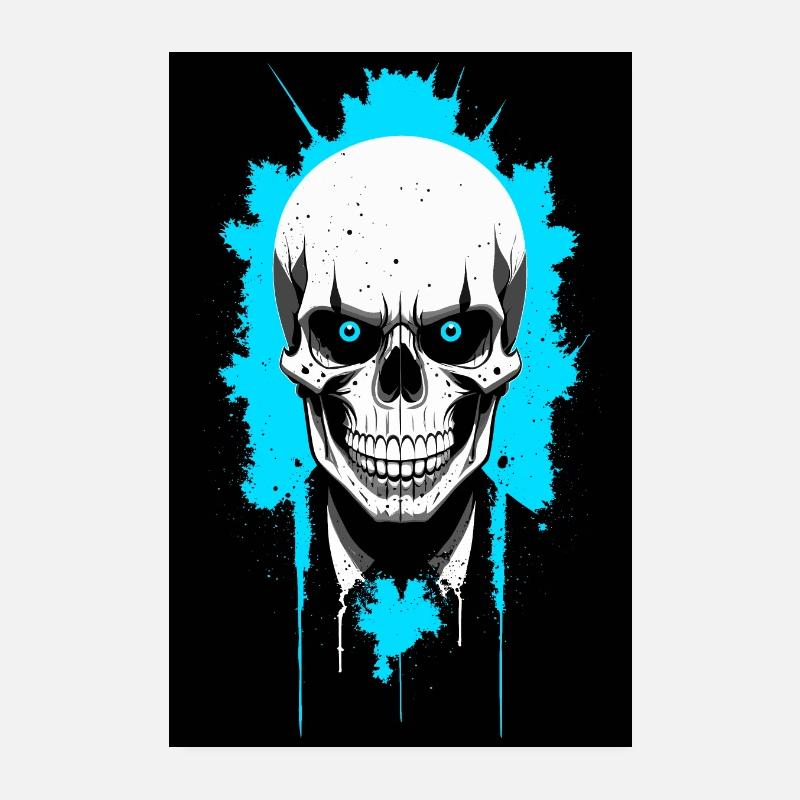 Crâne Poster 20 x 30 cm