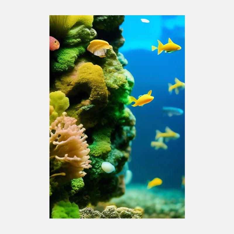Fish, Aquarium Poster 8" x 12" (20x30 cm)