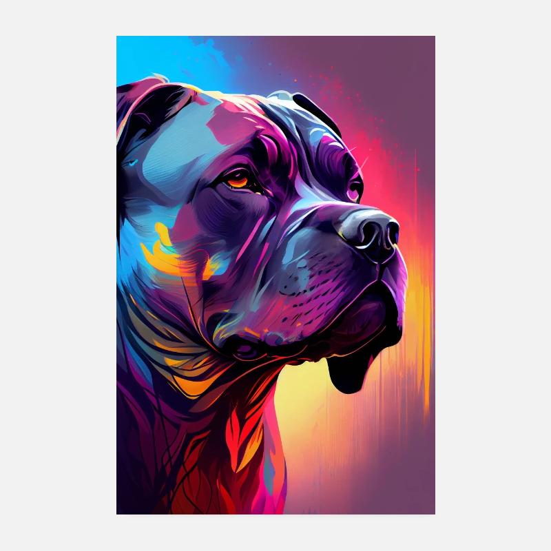 Cane Corso Hund Chien Poster 20 x 30 cm