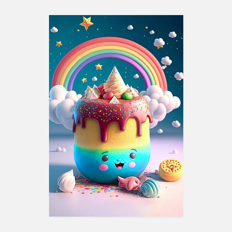 Kawaii drink Poster 8" x 12" (20x30 cm)