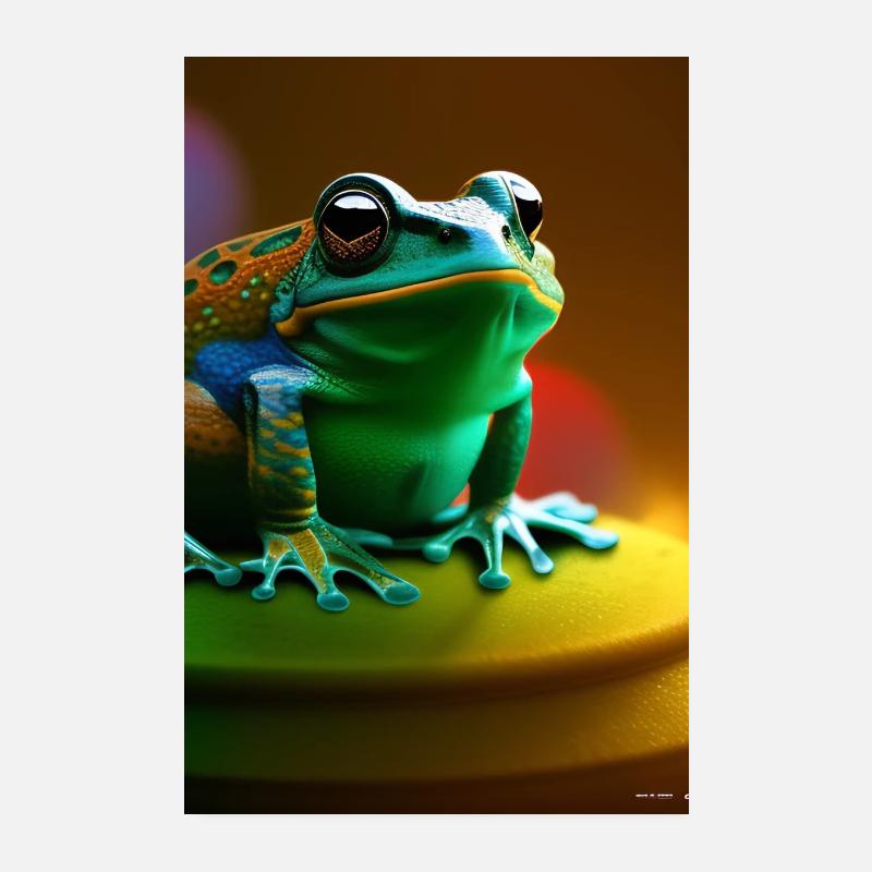 Frosch Poster 20x30 cm