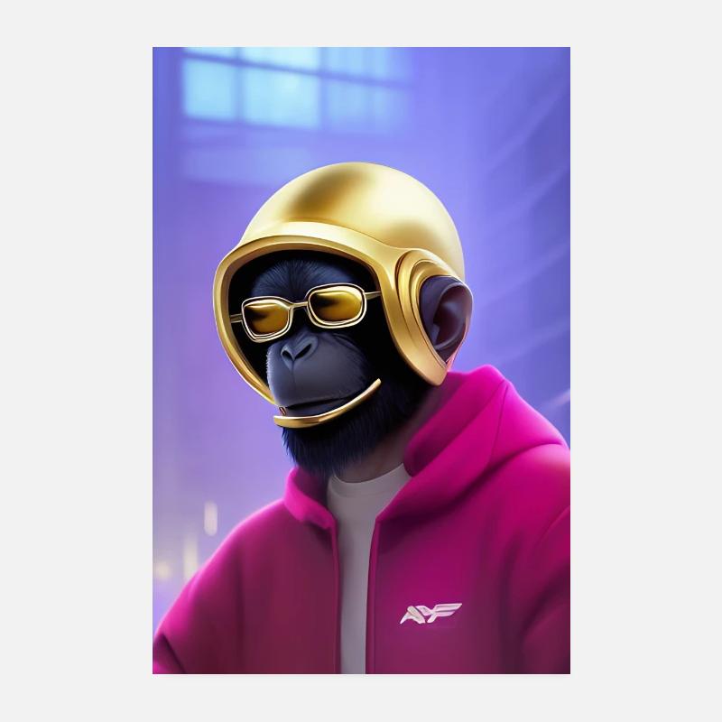 singe cool Poster 20 x 30 cm