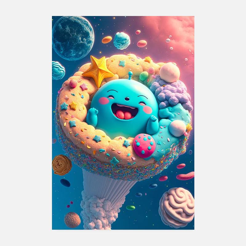 Kawaii Gebäck Poster 20x30 cm