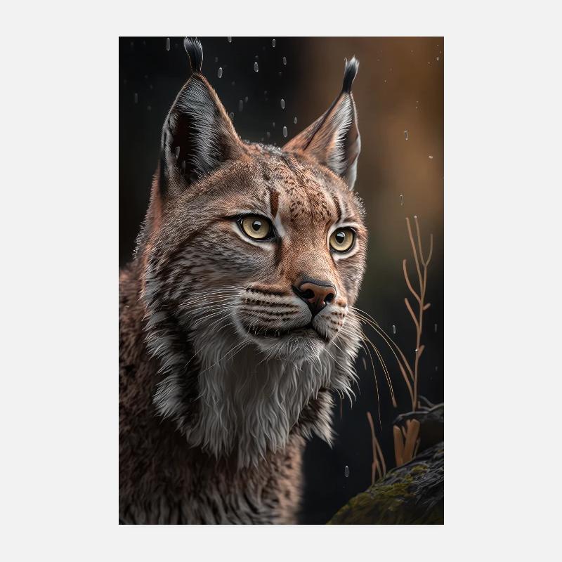 Luchs Poster 20x30 cm