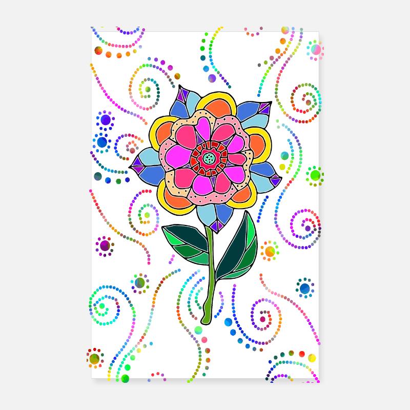 Blume Poster 20x30 cm