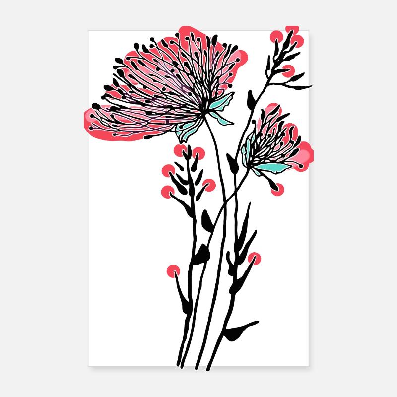 Fleur Poster 20 x 30 cm