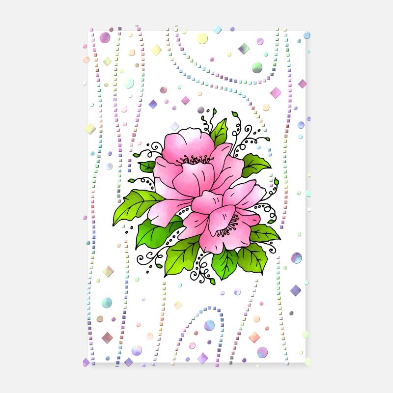 Fleur Poster 20 x 30 cm