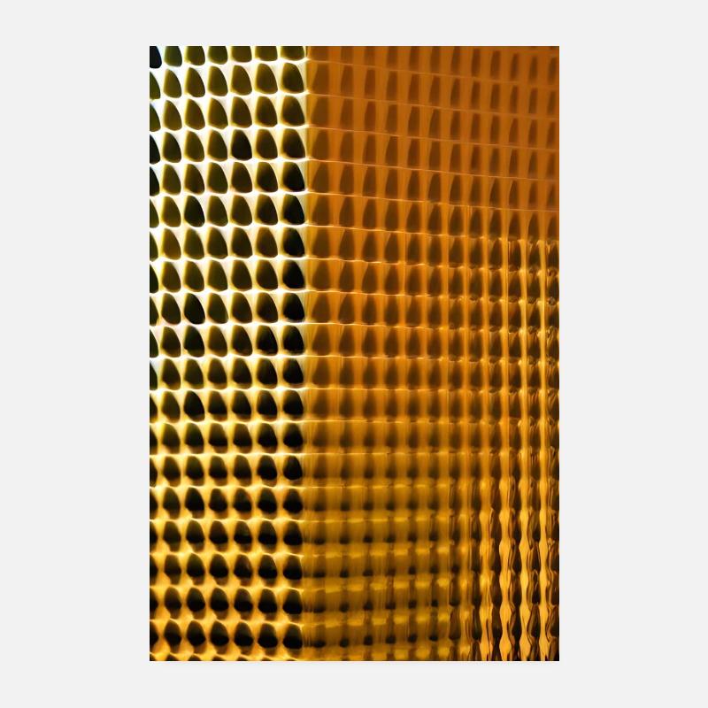 Gold Muster Poster 20x30 cm